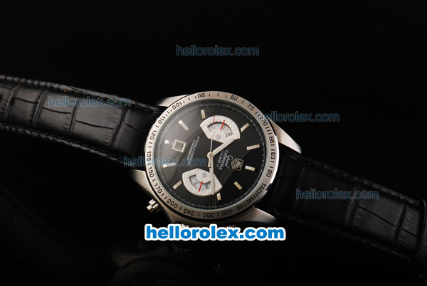 Tag Heuer Grand Carrera Calibre 17 Automatic with Black Dial - Click Image to Close